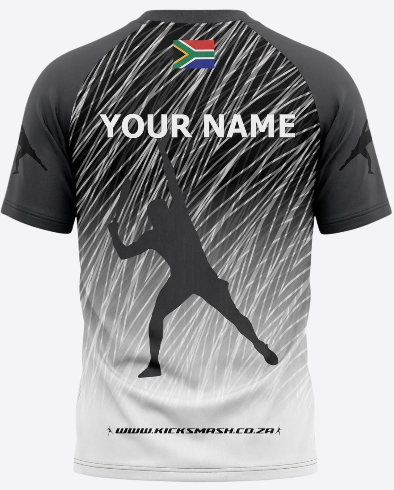 Grey Globo Men’s Padel Performance Tee - Image 2
