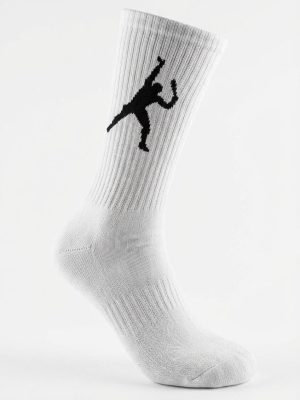 Men’s Padel Socks White White