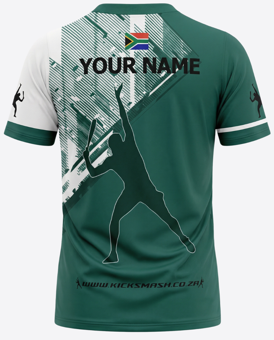 Green Elite Rally Men’s Padel Performance Tee - Image 2