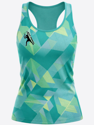 Green Racerback Ladies Padel Performance Tee