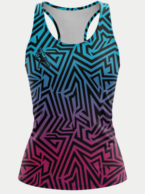 Neon Rally Racerback Ladies Padel Performance Tee