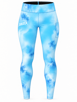 Coastal Mist Ladies Padel Compression Pants
