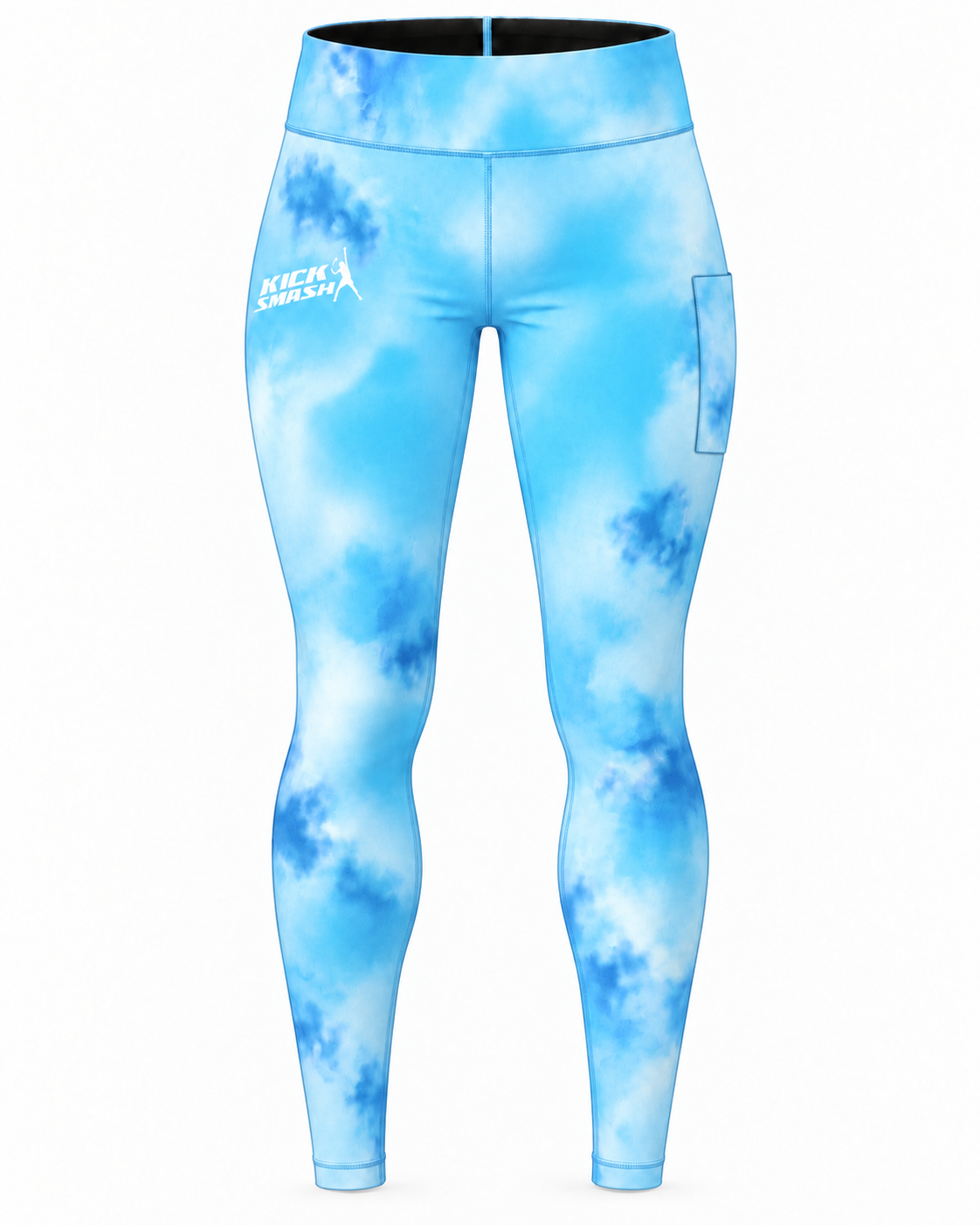 Coastal Mist Ladies Padel Compression Pants