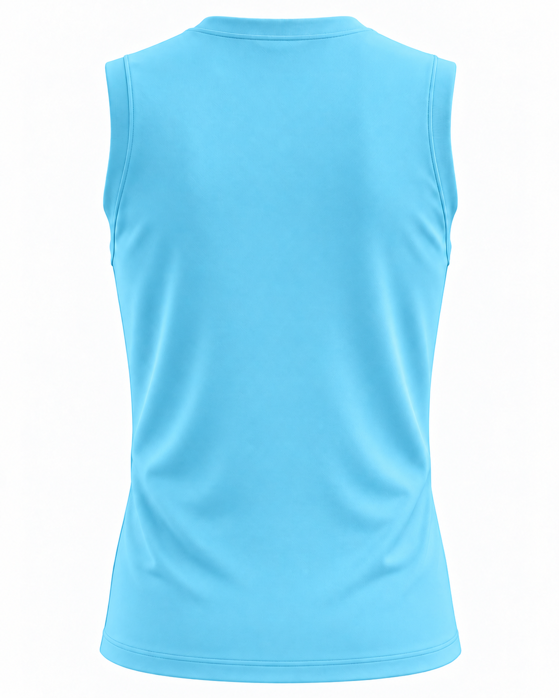 Light Blue Ladies Padel Performance Sleeveless Tee - Image 2