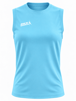 Light Blue Ladies Padel Performance Sleeveless Tee
