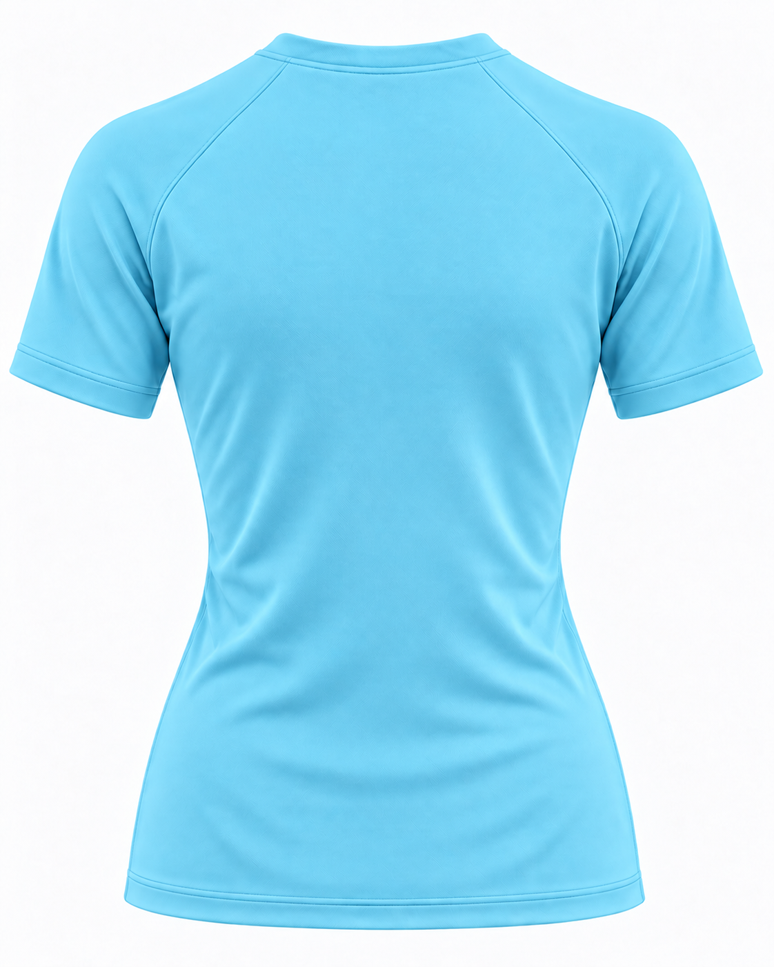 Light Blue Ladies Padel Performance Tee - Image 3