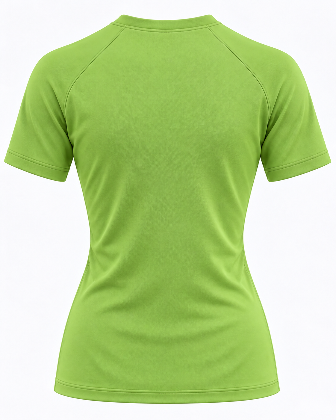 Lime Green Ladies Padel Performance Tee - Image 3