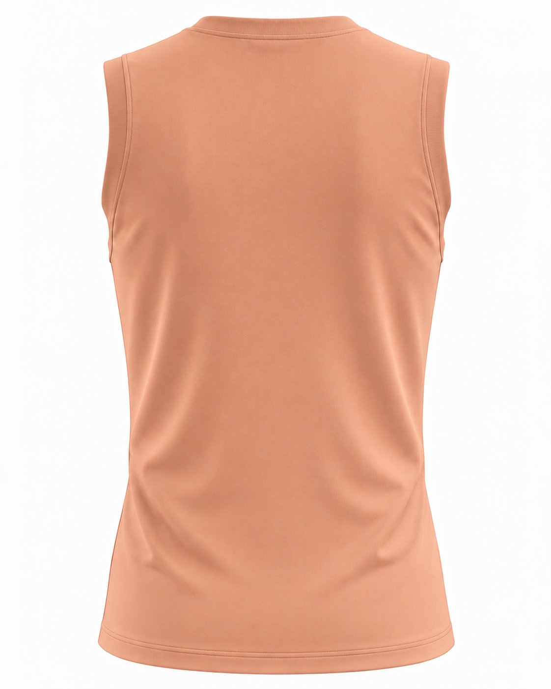 Peach Ladies Padel Performance Sleeveless Tee - Image 2