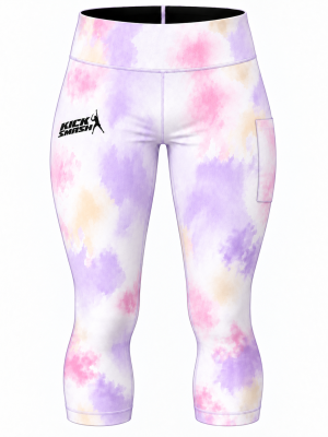 Pastel Pulse Ladies Padel 3/4 Compression Pants