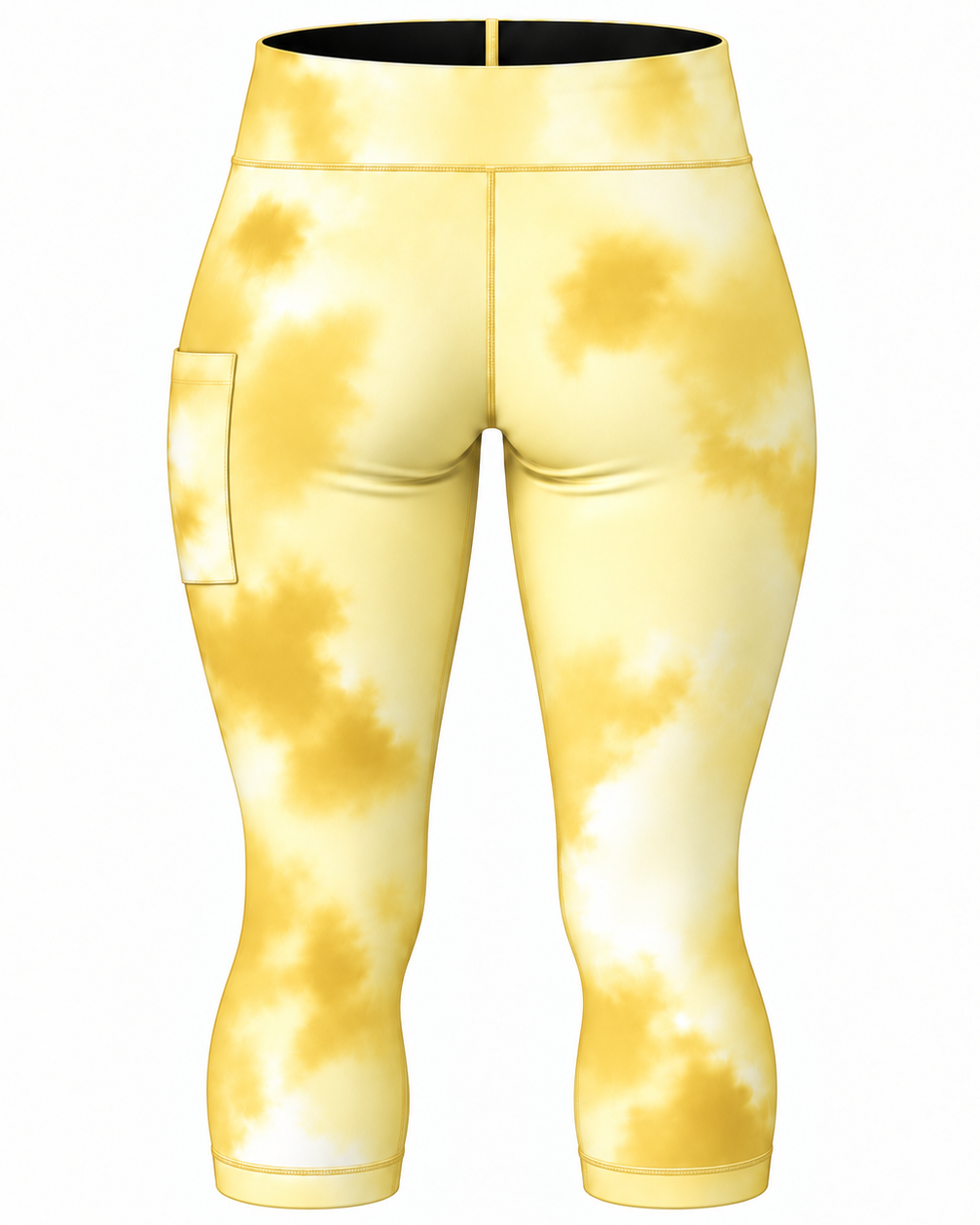 Sunburst Ladies Padel 3/4 Compression Pants - Image 2